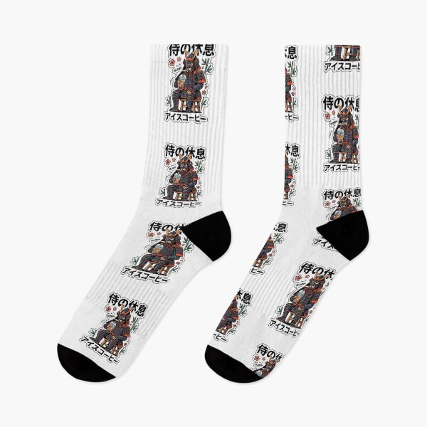 Item preview, No Coffee No Battle Japanese Samurai Drinking Iced Coffee T-Shirt designed and sold by fowzi shokri.