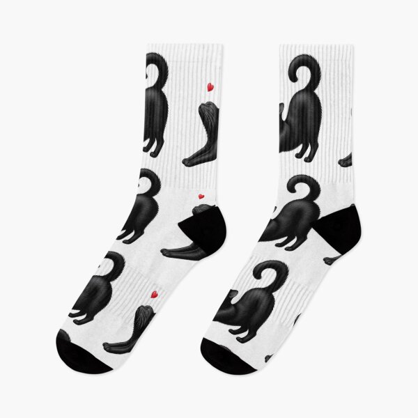 Item preview, Black cat stretching towards love - Red heart designed and sold by Natalia-Vlad.
