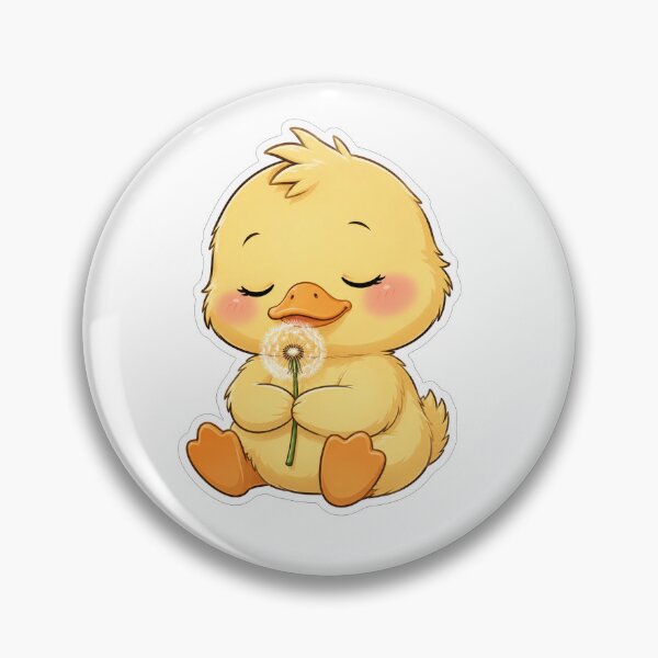 Item preview, Cute Little Duck Holding A Dandelion designed and sold by Owcomm.
