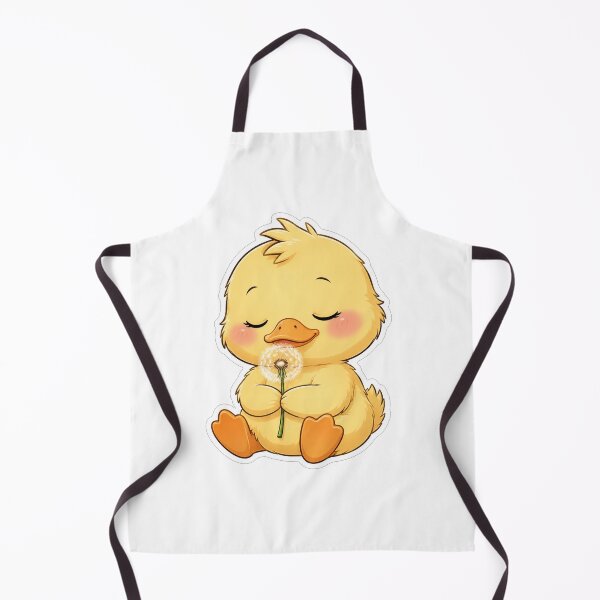 Item preview, Cute Little Duck Holding A Dandelion designed and sold by Owcomm.