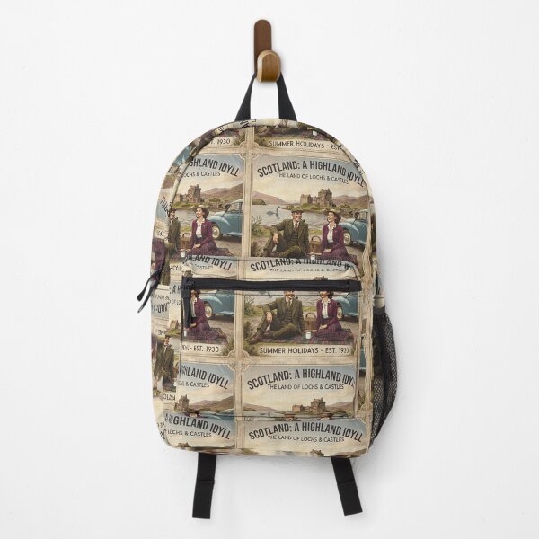 Item preview, Highland Idyll designed and sold by VintageArtByIda.