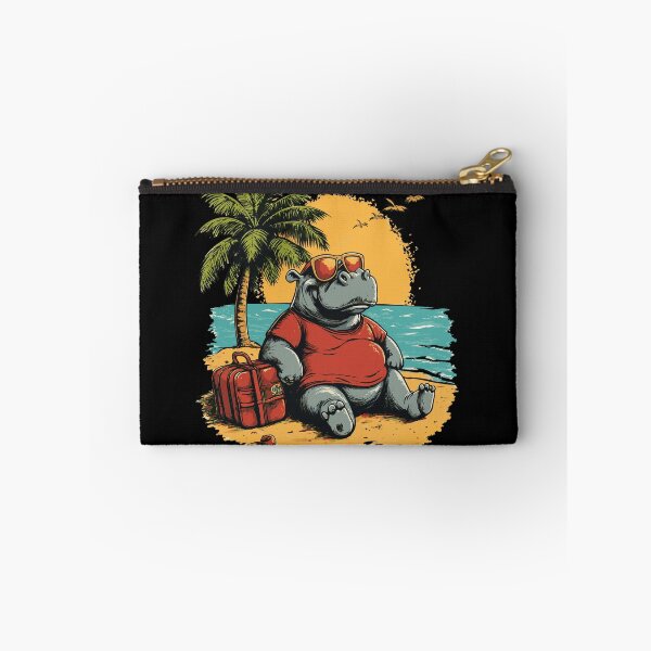 Item preview, Hippo Beach Vacation Sunset designed and sold by ClubVacay.