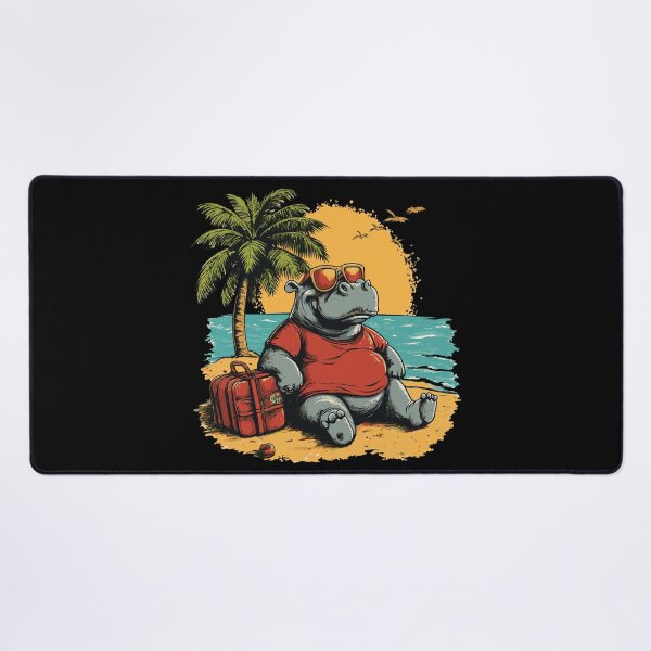 Item preview, Hippo Beach Vacation Sunset designed and sold by ClubVacay.