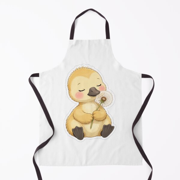 Item preview, Cute Little Duckling Holding A Dandelion designed and sold by Owcomm.