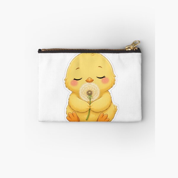 Item preview, Cute Little Chick Holding A Dandelion designed and sold by Owcomm.
