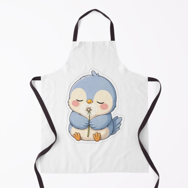 Item preview, Cute Blue Bird Holding Dandelion designed and sold by Owcomm.