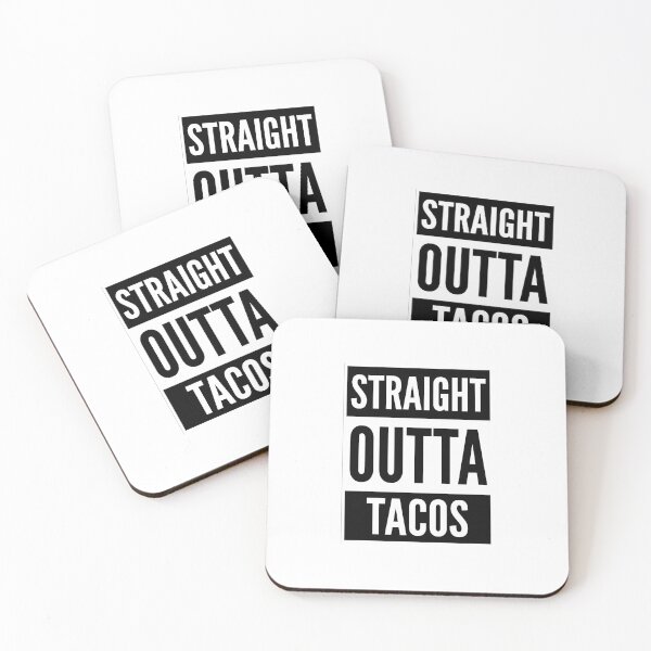 Item preview, Straight Outta Tacos Funny Taco Lover Quote | Minimalist Mexican Food Typography Gift for Taco Tuesday Fans designed and sold by pistoniya7 ⭐⭐⭐⭐⭐.