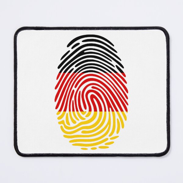 Item preview, Germany Flag Fingerprint Identity | German DNA Heritage Graphic designed and sold by NTGUILTY.