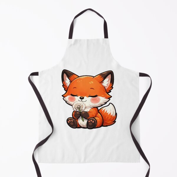 Item preview, Cute Little Fox Holding A Dandelion designed and sold by Owcomm.