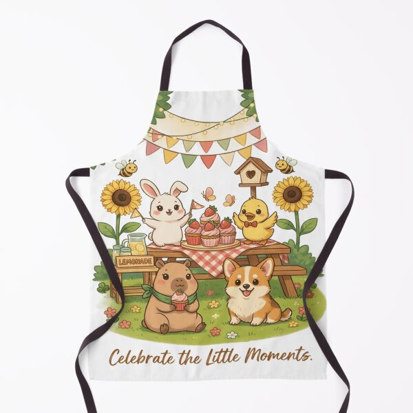 Item preview, Cute Kawaii Friendship Picnic Animals designed and sold by InspiredCreatives.