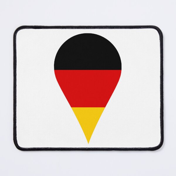 Item preview, Germany Flag Location Pin Map Marker | German Destination GPS Icon designed and sold by NTGUILTY.