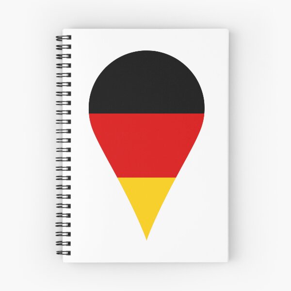 Item preview, Germany Flag Location Pin Map Marker | German Destination GPS Icon designed and sold by NTGUILTY.
