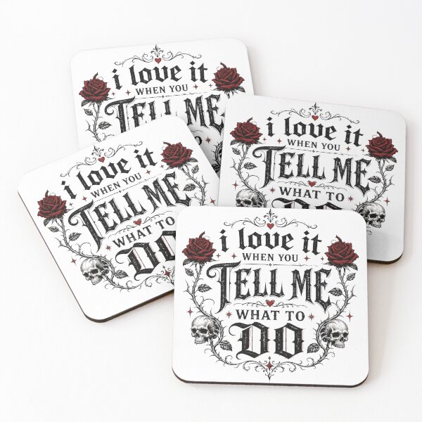 Item preview, I love it when you tell me what to do designed and sold by FitEnvy.