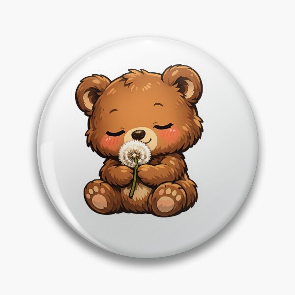 Item preview, Cute Little Bear Holding A Dandelion designed and sold by Owcomm.