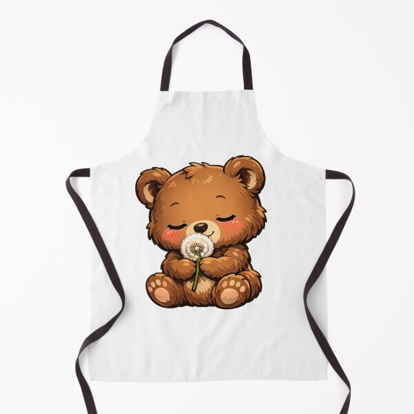 Item preview, Cute Little Bear Holding A Dandelion designed and sold by Owcomm.
