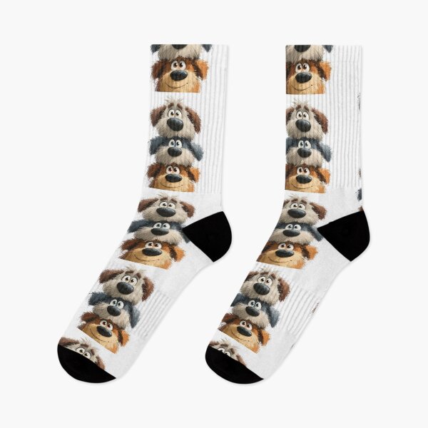 Item preview, The Barking Bunch – Puppy Pals designed and sold by TheCanineCanvas.