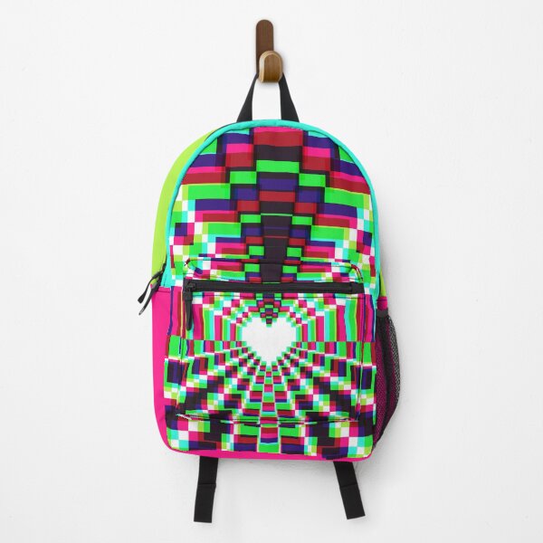 Item preview, Pixel Heart Kaleidoscope - Synthwave 2 designed and sold by animinimal.