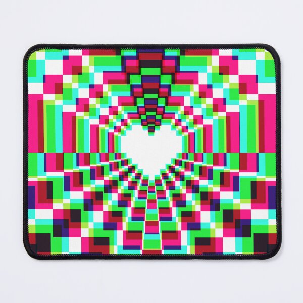 Item preview, Pixel Heart Kaleidoscope - Synthwave 2 designed and sold by animinimal.