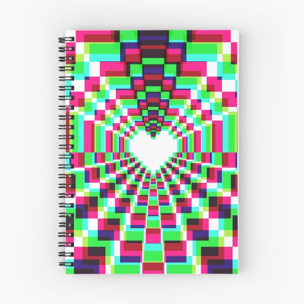 Item preview, Pixel Heart Kaleidoscope -  Synthwave 2 designed and sold by animinimal.