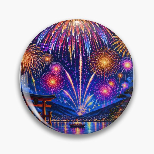 Item preview, Japanese Hanabi Fireworks Festival Poster designed and sold by dcdjapan.