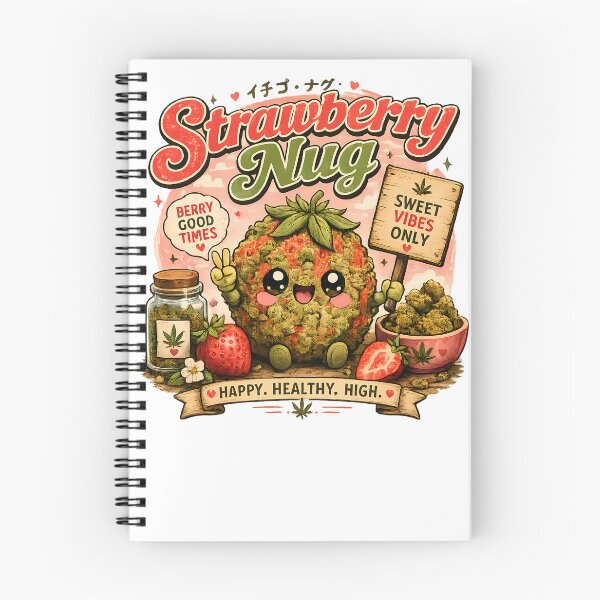 Item preview, Kawaii Strawberry Nug Cannabis Cute Art designed and sold by 91bravo1029.