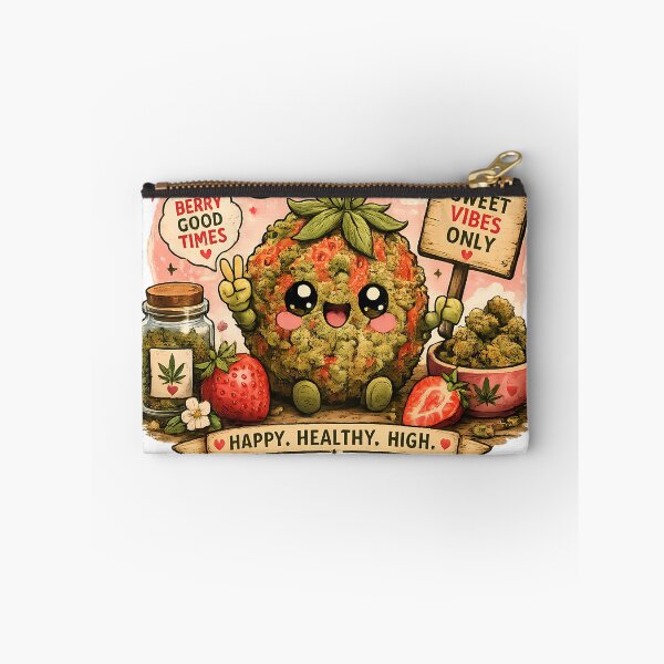 Item preview, Kawaii Strawberry Nug Cannabis Cute Art designed and sold by 91bravo1029.