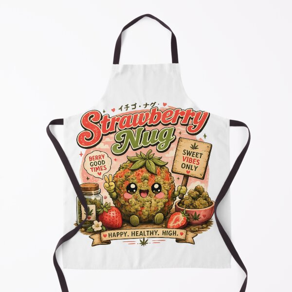 Item preview, Kawaii Strawberry Nug Cannabis Cute Art designed and sold by 91bravo1029.