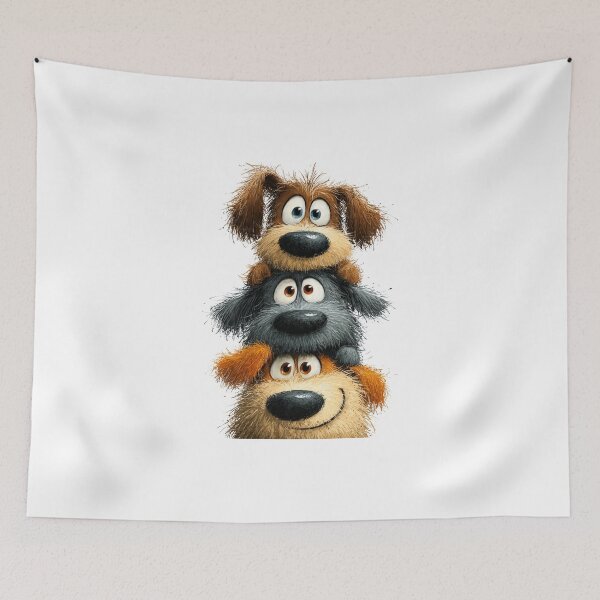 Item preview, Born to Be Adorable – Puppy Pals designed and sold by TheCanineCanvas.