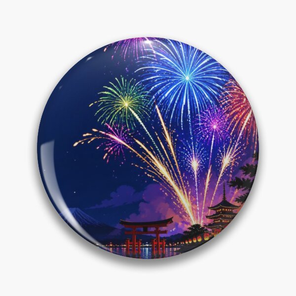 Item preview, Japanese Hanabi Fireworks Festival Poster designed and sold by dcdjapan.