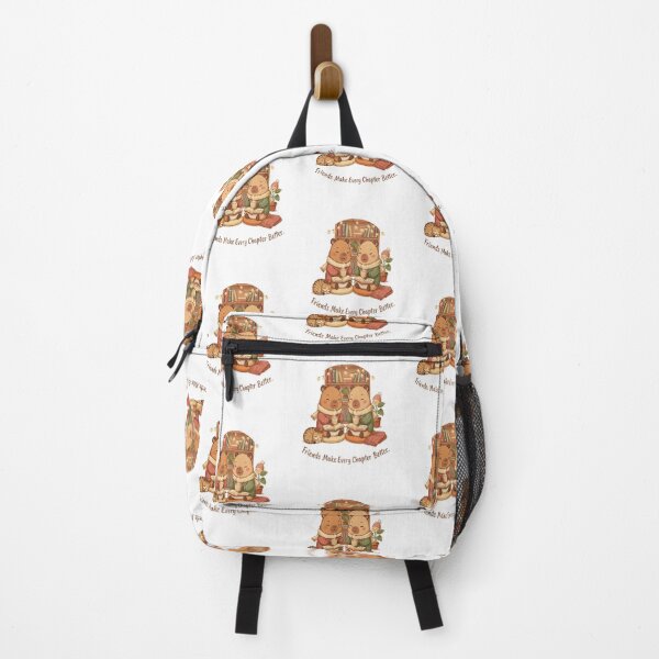 Item preview, Cozy Kawaii Capybara Best Friends Reading Books Friendship Day designed and sold by InspiredCreatives.