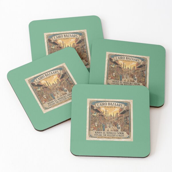 Item preview, cairo Bazaars designed and sold by VintageArtByIda.