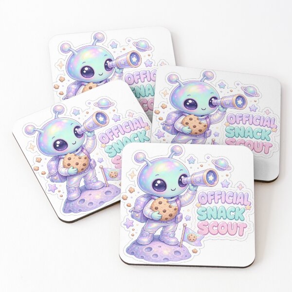 Item preview, Official Snack Scout Sweet Astronaut Alien designed and sold by BoosterShop.