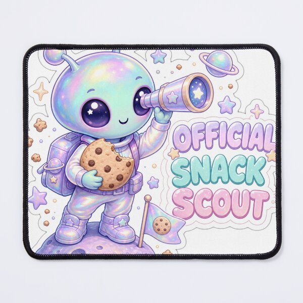 Item preview, Official Snack Scout Sweet Astronaut Alien designed and sold by BoosterShop.