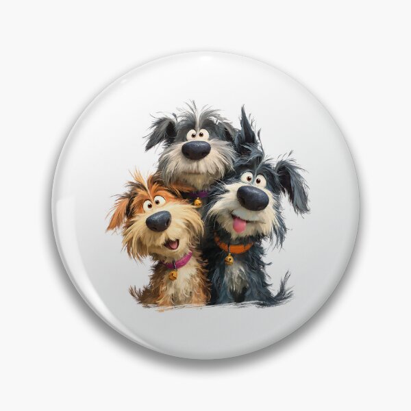 Item preview, Best Mates with Wagging Tails – Puppy Pals designed and sold by TheCanineCanvas.