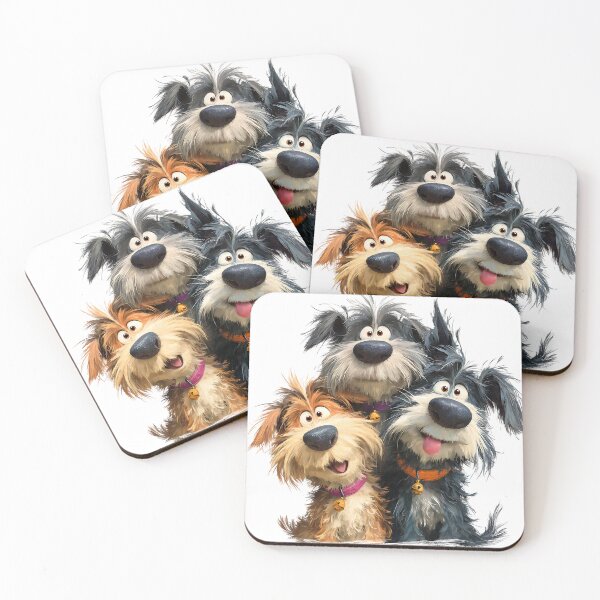 Item preview, Best Mates with Wagging Tails – Puppy Pals designed and sold by TheCanineCanvas.