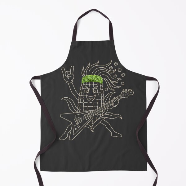 Item preview, Rocker Corn Playing Flying V Guitar – Milk Line Edition designed and sold by knitcorner26.