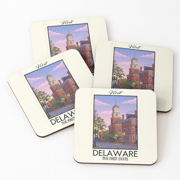 Item preview, Delaware Scenic Vintage Style Travel Advert designed and sold by Dimensionality.