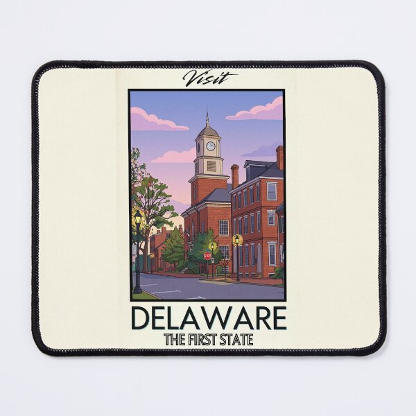 Item preview, Delaware Scenic Vintage Style Travel Advert designed and sold by Dimensionality.