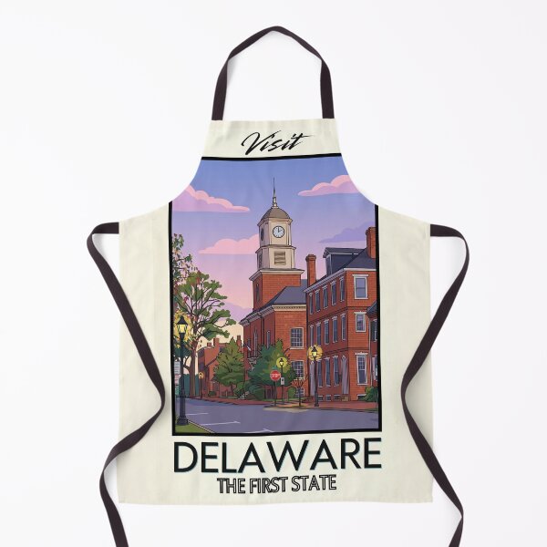Item preview, Delaware Scenic Vintage Style Travel Advert designed and sold by Dimensionality.