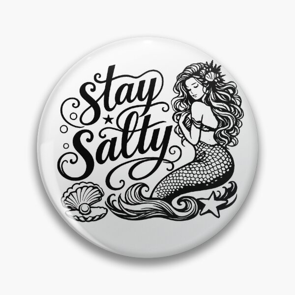 Item preview, stay salty mermaid designed and sold by OCD_JESSICA.