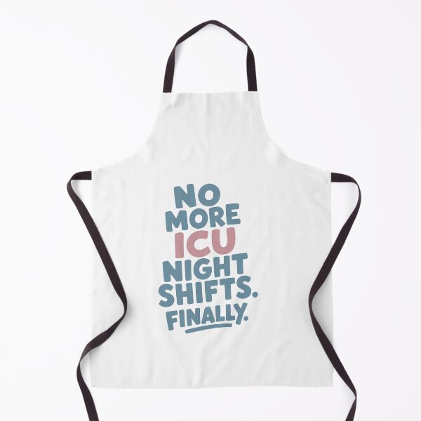 Item preview, No More ICU Night Shifts Finally Retired ICU Nurse Gift Funny Retirement designed and sold by KiwyStudio.