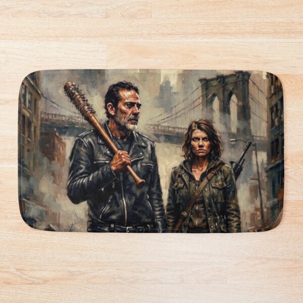 Item preview, The Walking Dead: Dead City Zombie Horror Fine Art Tribute designed and sold by Art's Diner.