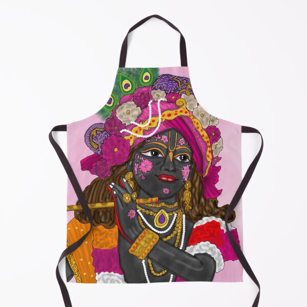 Item preview, Lord Krishna Artwork | Divine Hindu God Digital Painting Illustration Description designed and sold by Harshit_Digital_Arts.
