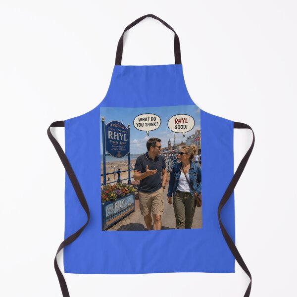 Item preview, Rhyl Good Funny Welsh Place Name Pun Design designed and sold by Hornace88studio.