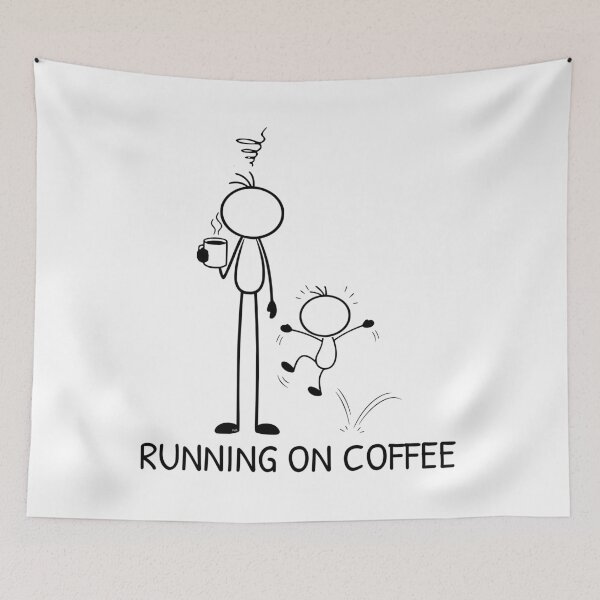 Item preview, Funny Running On Coffee Dad Shirt | Back to School Parent Humor | School Morning Coffee Lover designed and sold by Pebl-Co.
