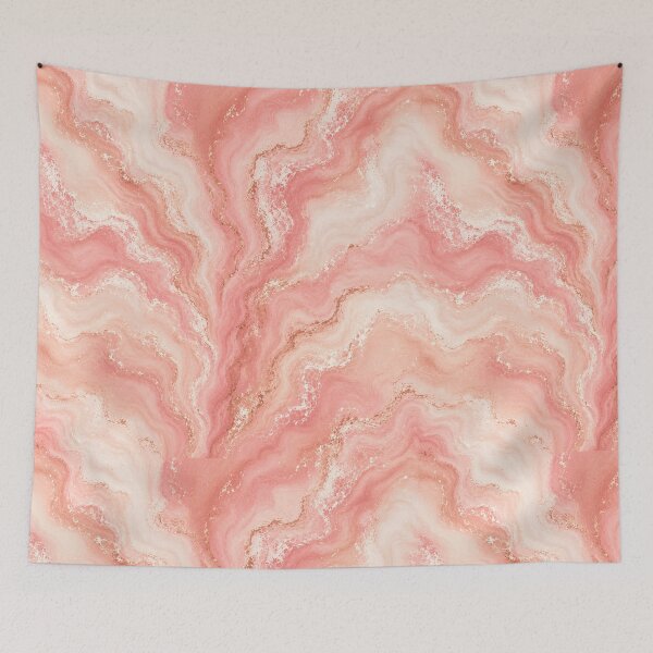 Item preview, Celestial Ocean Rose Gold Vertical Design designed and sold by Inkworksbyshery.