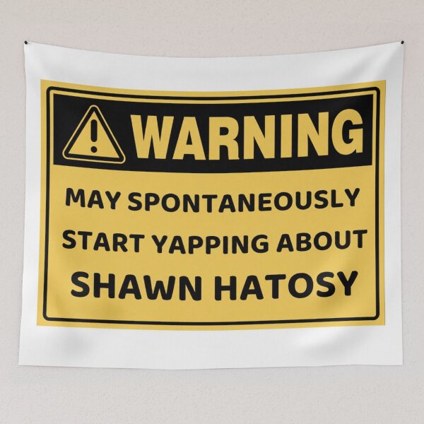 Item preview, shawn hatosy warning designed and sold by musclegirly.
