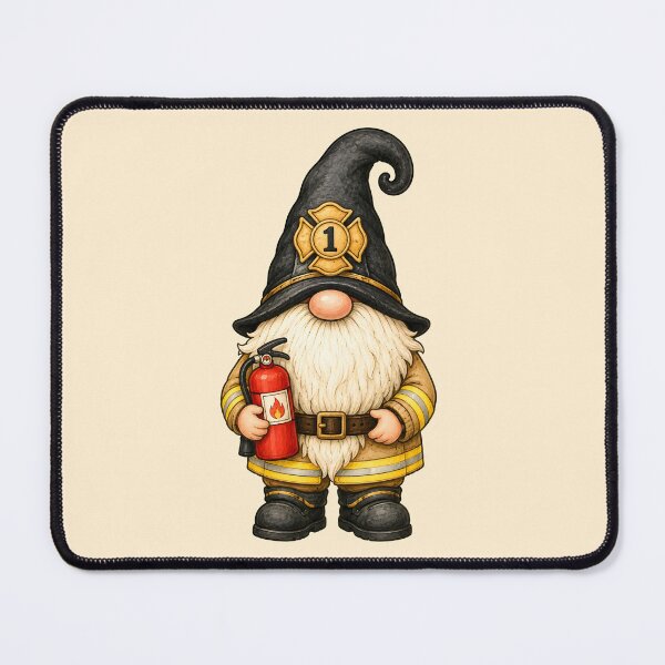 Item preview, Firefighter Gnome Ready for Duty designed and sold by Victor Shadehorn.