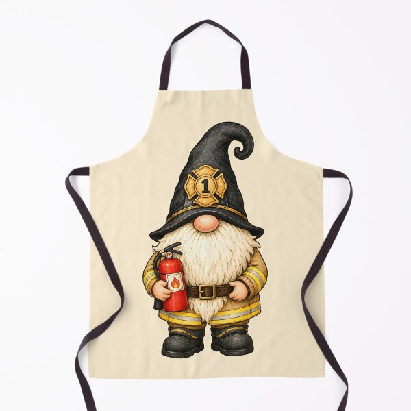Item preview, Firefighter Gnome Ready for Duty designed and sold by Victor Shadehorn.