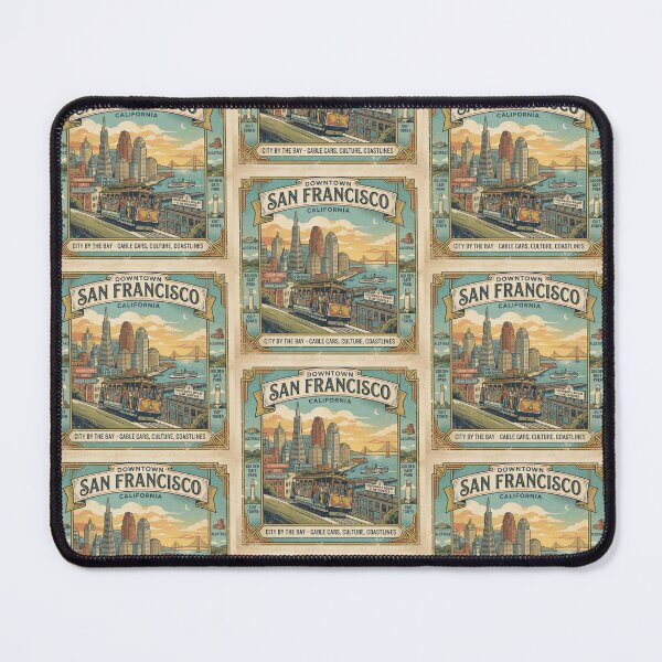 Item preview, San francicsco designed and sold by VintageArtByIda.